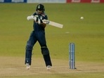 India's Shikhar Dhawan in action