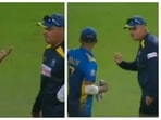 Sri Lanka captain Dasun Shanaka and coach Mickey Arthur arguing after 2nd ODI against India Sri Lanka captain Dasun Shanaka and coach Mickey Arthur arguing after 2nd ODI against India