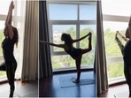 Keerthy Suresh does yoga flow routine to nail the art of balance and calm her mind: Watch(Instagram/@keerthysureshofficial) Keerthy Suresh does yoga flow routine to nail the art of balance and calm her mind: Watch(Instagram/@keerthysureshofficial)