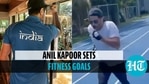 Anil Kapoor sprints on tracks, cheers India for Tokyo Olympics Anil Kapoor sprints on tracks, cheers India for Tokyo Olympics