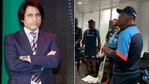 Former Pakistan cricketer Ramiz Raja lauds Rahul Dravid(HT Collage) Former Pakistan cricketer Ramiz Raja lauds Rahul Dravid(HT Collage)