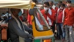 Currently, the city has 95,000 registered auto-rickshaws all of which run on CNG.(AFP) Currently, the city has 95,000 registered auto-rickshaws all of which run on CNG.(AFP)