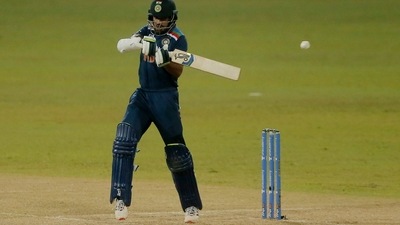 India's Shikhar Dhawan in action (REUTERS)