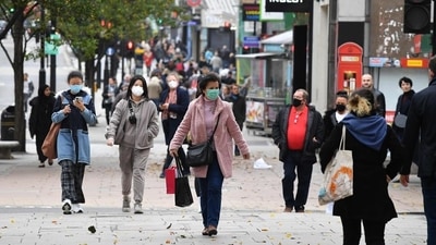 The UK reported 44,104 new Covid-19 cases and 73 related deaths on Wednesday, taking the total infections over 5.56 million. (AFP) The UK reported 44,104 new Covid-19 cases and 73 related deaths on Wednesday, taking the total infections over 5.56 million. (AFP)