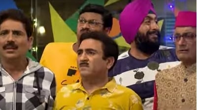 Jethalal and purush mandal of Taarak Mehta Ka Ooltah Chashmah are worried Bagha will spill the beans.