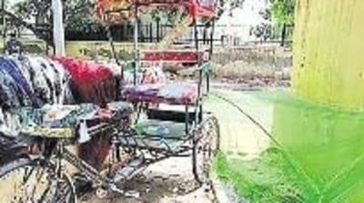 At the Sewa Kutir Complex, Rakesh’s belongings lie unattended and rusting near the entry gate of the campus, bearing a sore sight for the many who knew him.