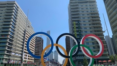 The Olympic rings in display at Tokyo (SAI) The Olympic rings in display at Tokyo (SAI)