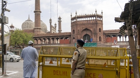 Jama Masjid, one of the country’s largest mosques, will also remain shut to visitors.(Bloomberg file photo)