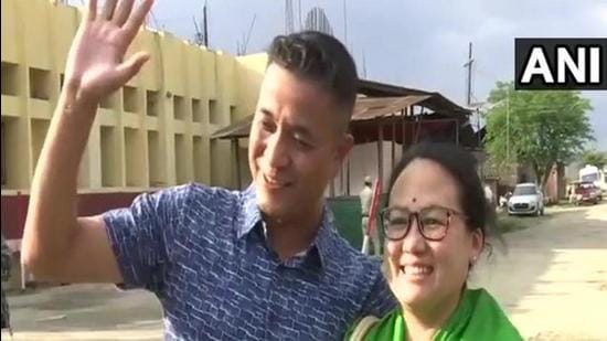 Wangkhem, a popular TV journalist, was first arrested in November 2018 for uploading a video on social media which was critical of Manipur chief minister N. Biren Singh led government (ANI Photo) Wangkhem, a popular TV journalist, was first arrested in November 2018 for uploading a video on social media which was critical of Manipur chief minister N. Biren Singh led government (ANI Photo)