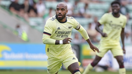 Arsenal's Alexandre Lacazette in action during a pre-season warm-up match (Representational image)(Getty Images) Arsenal's Alexandre Lacazette in action during a pre-season warm-up match (Representational image)(Getty Images)