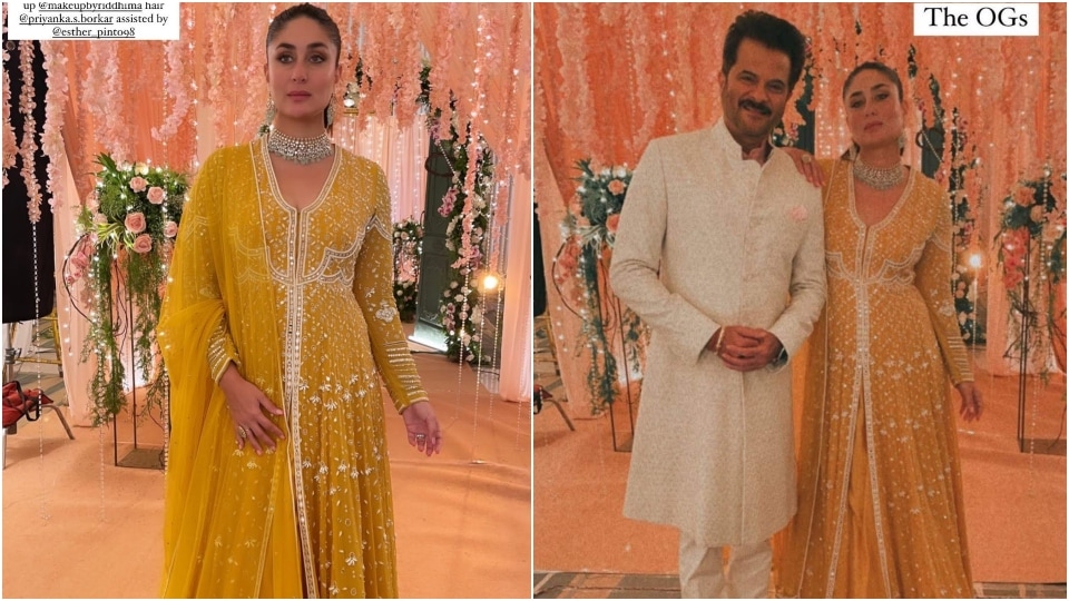 Kareena Kapoor Vs Sanya Malhotra: Who Wore The Ridhi Mehra Golden Yellow  Anarkali Dress Better? Vote