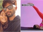 Mira Rajput shows what she thinks during yoga session in funny expectation vs reality video(Instagram/@mira,kapoor) Mira Rajput shows what she thinks during yoga session in funny expectation vs reality video(Instagram/@mira,kapoor)