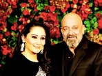 Sanjay Dutt poses with wife Maanayata Dutt. Sanjay Dutt poses with wife Maanayata Dutt.