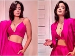 Pics: Shweta Tiwari in hot pink bralette and pants channels her inner boss lady