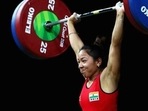 File image of Indian weightlifter Mirabai Chanu.(Getty Images) File image of Indian weightlifter Mirabai Chanu.(Getty Images)