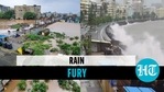 Mumbai high tide amid waterlogging; rivers overflow banks in Maharashtra Mumbai high tide amid waterlogging; rivers overflow banks in Maharashtra
