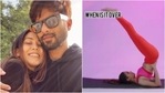 Mira Rajput shows what she thinks during yoga session in funny expectation vs reality video(Instagram/@mira,kapoor) Mira Rajput shows what she thinks during yoga session in funny expectation vs reality video(Instagram/@mira,kapoor)