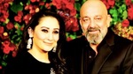 Sanjay Dutt poses with wife Maanayata Dutt. Sanjay Dutt poses with wife Maanayata Dutt.