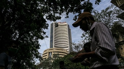 Tech Mahindra was the top gainer in the Sensex pack, jumping over 5 per cent, followed by Bajaj Finance, Bharti Airtel, Bajaj Finserv, L&T, Tata Steel and Infosys. (Bloomberg) Tech Mahindra was the top gainer in the Sensex pack, jumping over 5 per cent, followed by Bajaj Finance, Bharti Airtel, Bajaj Finserv, L&T, Tata Steel and Infosys. (Bloomberg)