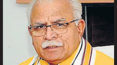 Haryana CM Manohar Lal Khattar (HT Photo)