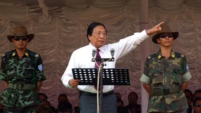 NSCN-IM leader Thuingaleng Muivah. (HT archive) NSCN-IM leader Thuingaleng Muivah. (HT archive)