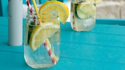 Cucumber Lemonade: A glass of cucumber lemonade can make your summers so much better. Instead of drinking soda to quench your thirst, you can make this easy drink at home without worrying about the calories and boost your nutrition. Add few cucumber chunks, water, honey, and lemon juice in a blender to make this drink. Once done, pour the smooth mixture through a strainer in a pitcher. Add still water with some lemon and cucumber slices and stir gently to combine. Enjoy! (Unsplash) Cucumber Lemonade: A glass of cucumber lemonade can make your summers so much better. Instead of drinking soda to quench your thirst, you can make this easy drink at home without worrying about the calories and boost your nutrition. Add few cucumber chunks, water, honey, and lemon juice in a blender to make this drink. Once done, pour the smooth mixture through a strainer in a pitcher. Add still water with some lemon and cucumber slices and stir gently to combine. Enjoy! (Unsplash)