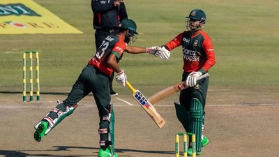 Bangladesh go 1-0 up in the series. (ICC) Bangladesh go 1-0 up in the series. (ICC)