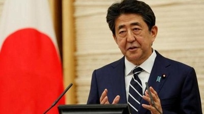 Former Japan Prime Minister Shinzo Abe (Reuters photo)