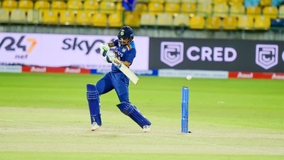 Shikhar Dhawan plays a cut shot during his innings in the 2nd ODI. (BCCI/Twitter) Shikhar Dhawan plays a cut shot during his innings in the 2nd ODI. (BCCI/Twitter)