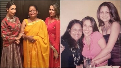 Malaika Arora and Amrita Arora: The Arora sisters share a great bond and these two then and now pictures speak volumes. (Instagram/@malaikaaroraofficial)