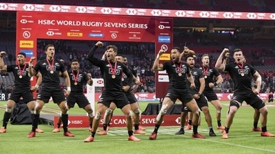 File image of New Zealand players performing the haka. (AP)