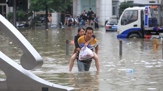 Henan, which is China's most populous province, has been the worst-hit due to the flood triggered by torrential rains. (Photo via Reuters)