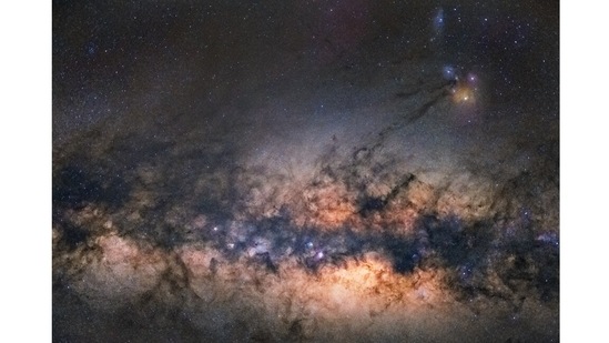 Nihal Amin, 26, has captured the Milky Way from numerous locations across the country, aiming for the sharpest, clearest renderings. This image was taken from Motigudda in Karnataka, a Bortle 2 location in the Western Ghats (meaning that light pollution is low; Bortle 1 is the lowest end of the scale).(Photo by Nihal Amin)