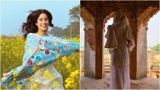 Janhvi Kapoor: Janhvi Kapoor likes keeping her airport look comfy yet stylish. Her effortless sense of fashion can make anyone's jaws drop. If you are a fan of Janhvi then you must be knowing that the actor is most comfortable in kurtas especially Chikan kurtas, every time she flies to another destination.(Instagram/@janhvikapoor)