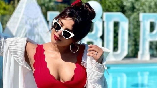 Loved Priyanka Chopra's sexy red swimsuit? Here's how much the one-piece costs(Instagram/@priyankachopra)