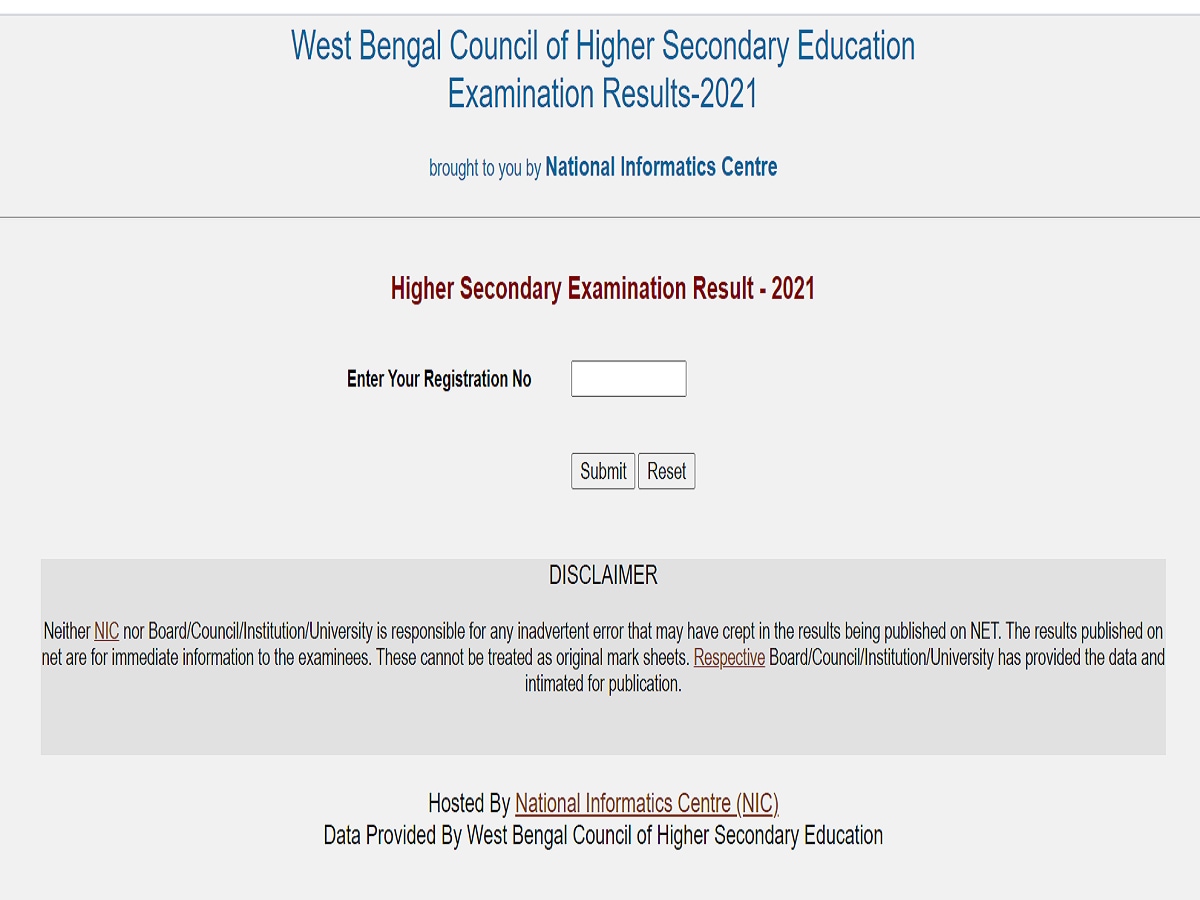 WBCHSE West Bengal HS 12th Result 2021 Live: Result declared, direct link here