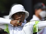 Deepika Kumari of India in action REUTERS/Clodagh Kilcoyne