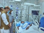 The 89-year-old BJP veteran was admitted to the ICU of the hospital in the evening of July 4 due to an infection and reduced consciousness level(PTI) The 89-year-old BJP veteran was admitted to the ICU of the hospital in the evening of July 4 due to an infection and reduced consciousness level(PTI)