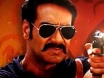 Ajay Devgn starred as police inspector Bajirao Singham in Rohit Shetty's Singham.