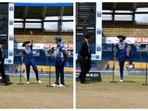 The video of Dhawan celebrating his first toss-win as an Indian captain went viral on Twitter on Friday. The video of Dhawan celebrating his first toss-win as an Indian captain went viral on Twitter on Friday.