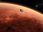 An artist's impression of the Nasa Mars mission approaching the red planet. (Photo via Nasa) An artist's impression of the Nasa Mars mission approaching the red planet. (Photo via Nasa)