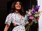 Priyanka Chopra's backless polka dot shirt dress in new pics is worth <span class='webrupee'>₹</span>1 lakh(Instagram/@priyankachopra) Priyanka Chopra's backless polka dot shirt dress in new pics is worth <span class='webrupee'>₹</span>1 lakh(Instagram/@priyankachopra)