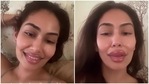 Mira Rajput has tried the 'pillow face' filters. Mira Rajput has tried the 'pillow face' filters.
