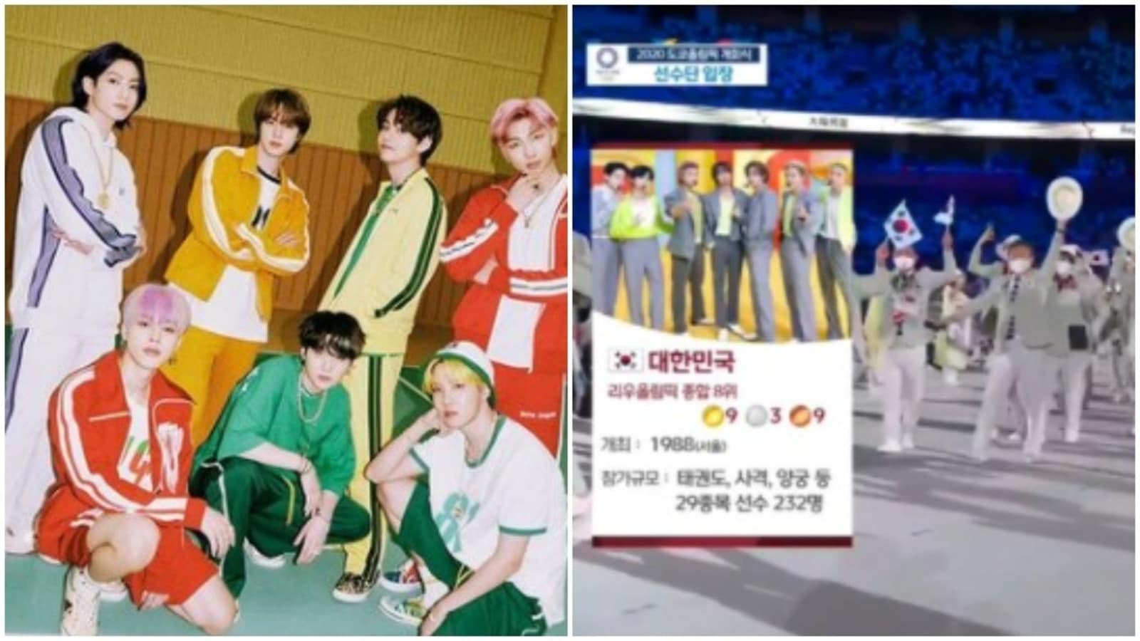 BTS feature among South Korea's national icons at Tokyo Olympics Opening ceremony. Watch