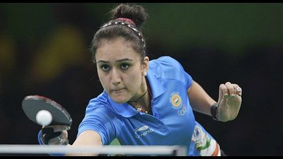 Table Tennis champ Manika Batra and Badminton star PV Sindhu recently shared Olympics theme inspired nail art on Instagram. Table Tennis champ Manika Batra and Badminton star PV Sindhu recently shared Olympics theme inspired nail art on Instagram.