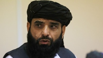 Taliban spokesman Suhail Shaheen says, to reach a peace deal, Afghan president must go. (REUTERS)