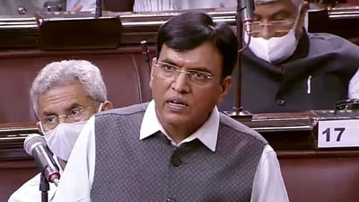Union health Mansukh Mandaviya informed the Lower House that an expert group of the Centre is still in talks with Pfizer for vaccine supplies. (ANI file photo) Union health Mansukh Mandaviya informed the Lower House that an expert group of the Centre is still in talks with Pfizer for vaccine supplies. (ANI file photo)
