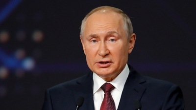 Russian President Vladimir Putin's opponents see the moves against the media as part of a crackdown on the opposition before a parliamentary election in September. (AP) Russian President Vladimir Putin's opponents see the moves against the media as part of a crackdown on the opposition before a parliamentary election in September. (AP)