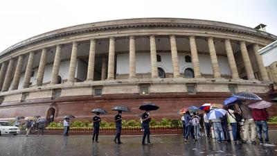 Union minister V Muraleedharan moved a motion for Sen’s suspension even as TMC’s chief whip Sukhendu Sekhar Roy objected, saying it was not on the list of business of the House (Arvind Yadav/HT PHOTO) Union minister V Muraleedharan moved a motion for Sen’s suspension even as TMC’s chief whip Sukhendu Sekhar Roy objected, saying it was not on the list of business of the House (Arvind Yadav/HT PHOTO)