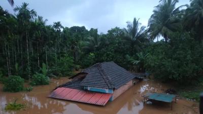 Roads connecting Goa and North Karnataka have also been cut off due to landslides. (HT photo) Roads connecting Goa and North Karnataka have also been cut off due to landslides. (HT photo)